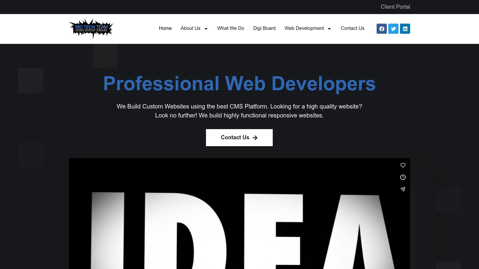 Screenshot from https://www.mdtechteam.com